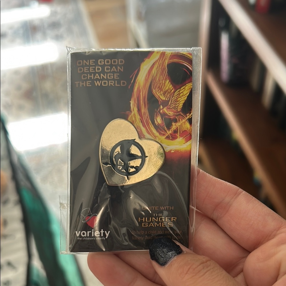Gold Mockingjay Pin - The Hunger Games
